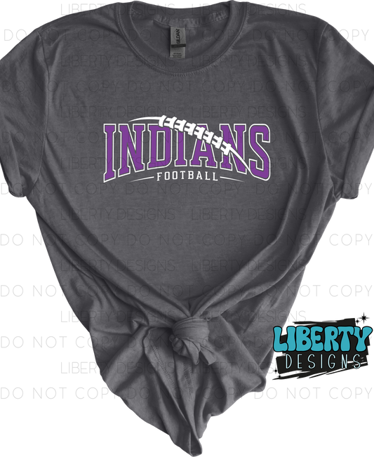 K/1 Indians Football 2025 Parent Shirt