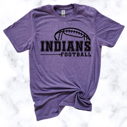 K-1st Indians Football 2024 Parents Shirt💜💛🏈